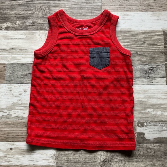 GUC cat & jack Toddler Boys Pocket Tank Top